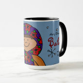 Merry kerst - Oekraïense medailletkunst Mok (Voorkant rechts)