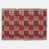 Merry kerst Patchwork Deken (Voorkant)