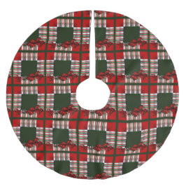 Merry kerst Patchwork Kerstboom Rok