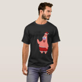 Merry kerst Patrick Star T-shirt (Voorkant volledig)