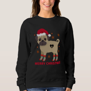 Merry kerst PUG Trui