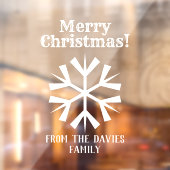 Merry kerst raamsticker (Vel 2)