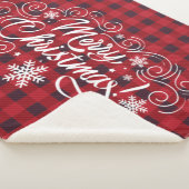 Merry kerst Red Buffalo Pset Sherpa Deken (3/4)