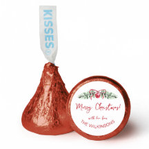Merry kerst Red Ornament Garland