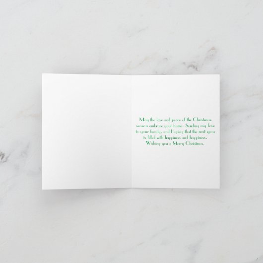 Merry kerst Retro Siamese Cat Feestdagen Kaart (Binnen)