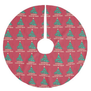 Merry kerst Retro Tree Skirt Kerstboom Rok