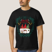 Merry kerst schattige gnomen t-shirt (Voorkant)
