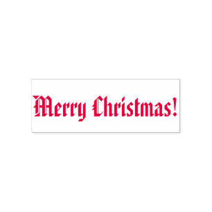 Merry kerst Self Inking Stamp Zelfinktende Stempel