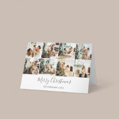 Merry kerst Simple Photo Collage Kaart