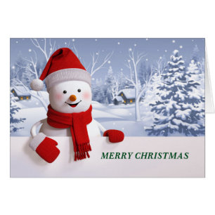 Merry kerst Snowman