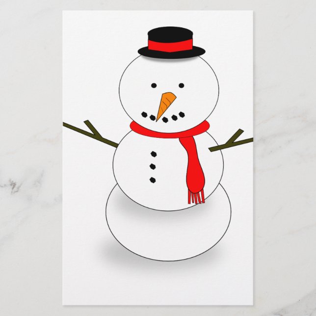 Merry kerst Snowman (Voorkant)