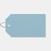 Merry kerst Snowman Cadeaulabel (Achterkant Horizontaal)