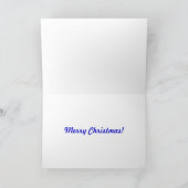 Merry kerst Snowman Feestdagen Kaart (Binnen)