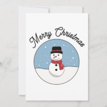Merry kerst Snowman