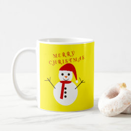Merry kerst Snowman Koffiemok