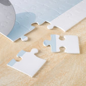 Merry kerst Snowman Legpuzzel (Zijkant)