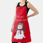 Merry kerst Snowman Schort (Insitu)