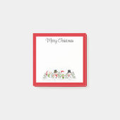 Merry kerst Snowmen Post-it® Notes (Voorkant)