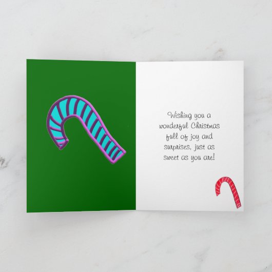 Merry kerst Special Daughter Girl Pink Pet Feestdagen Kaart (Binnen)