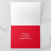 Merry kerst Sweet Angel Colour Book Kaart (Binnen)