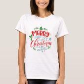 Merry kerst t-shirt (Voorkant)