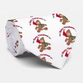Merry kerst Teddy Bear Stropdas (Opgerold)