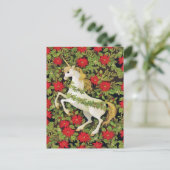 Merry kerst Unicorn Briefkaart (Staand voorkant)