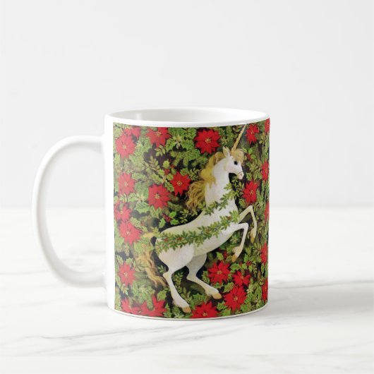 Merry kerst Unicorn Koffiemok (Links)