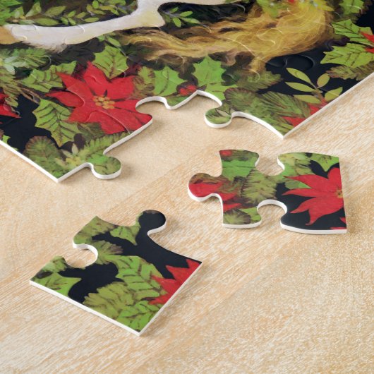 Merry kerst Unicorn Legpuzzel (Zijkant)