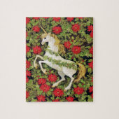 Merry kerst Unicorn Legpuzzel (Verticaal)