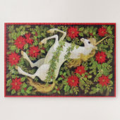 Merry kerst Unicorn Legpuzzel (Horizontaal)