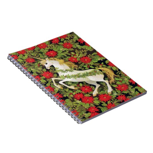Merry kerst Unicorn Notitieboek (Rechterzijde)
