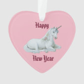 Merry kerst Unicorn Ornament (achterkant)