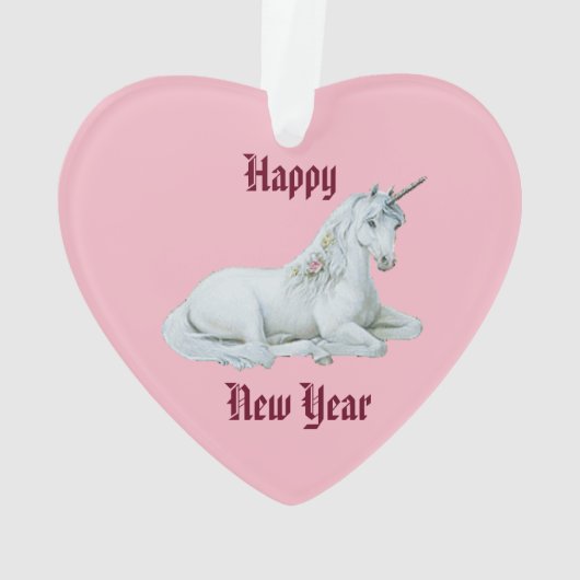 Merry kerst Unicorn Ornament (achterkant)