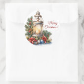 Merry kerst Vinyl Sticker (Tas)