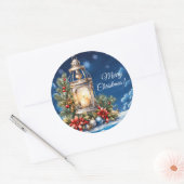 Merry kerst Vinyl Sticker (Envelop)