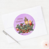 Merry kerst Vinyl Sticker (Envelop)