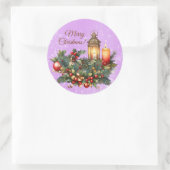 Merry kerst Vinyl Sticker (Tas)