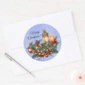 Merry kerst Vinyl Sticker (Envelop)
