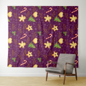 Merry kerst wandkleed (In Situ (horizontaal))