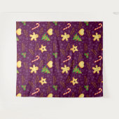 Merry kerst wandkleed (Voorkant (horizontaal))