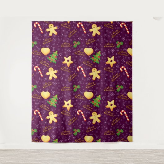 Merry kerst wandkleed (Voorkant)