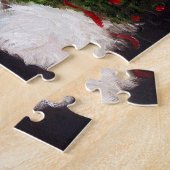 Merry kerst Westie West Highland Terrier Gift Legpuzzel (Zijkant)