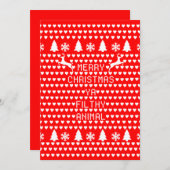 Merry kerst Ya Filthy Animal Feestdagenkaart (Voorkant / Achterkant)