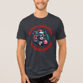 Merry kerst Ya Filthy Animal Tri-Blend Shirt (Voorkant)