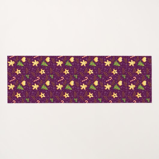Merry kerst Yoga Mat (Achterkant (horizontaal))