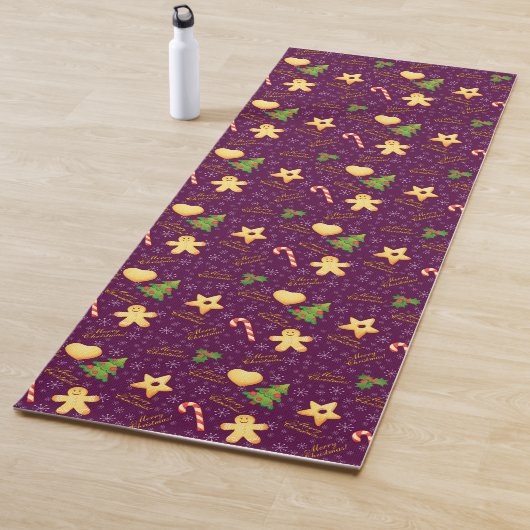 Merry kerst Yoga Mat (In situ)