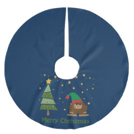 Merry kerstaffel kerstboom rok