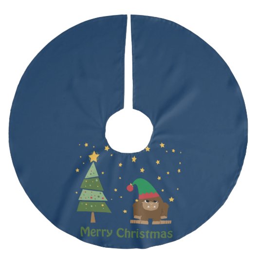 Merry kerstaffel kerstboom rok (Voorkant)