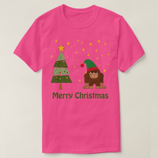 Merry kerstaffel t-shirt (Design voorkant)
